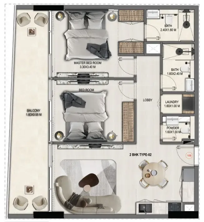 Takmeel Real Estate Development Divine Elements floor plan