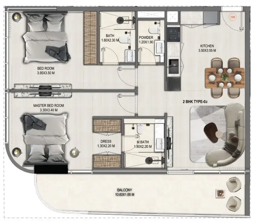 Takmeel Real Estate Development Divine Elements floor plan