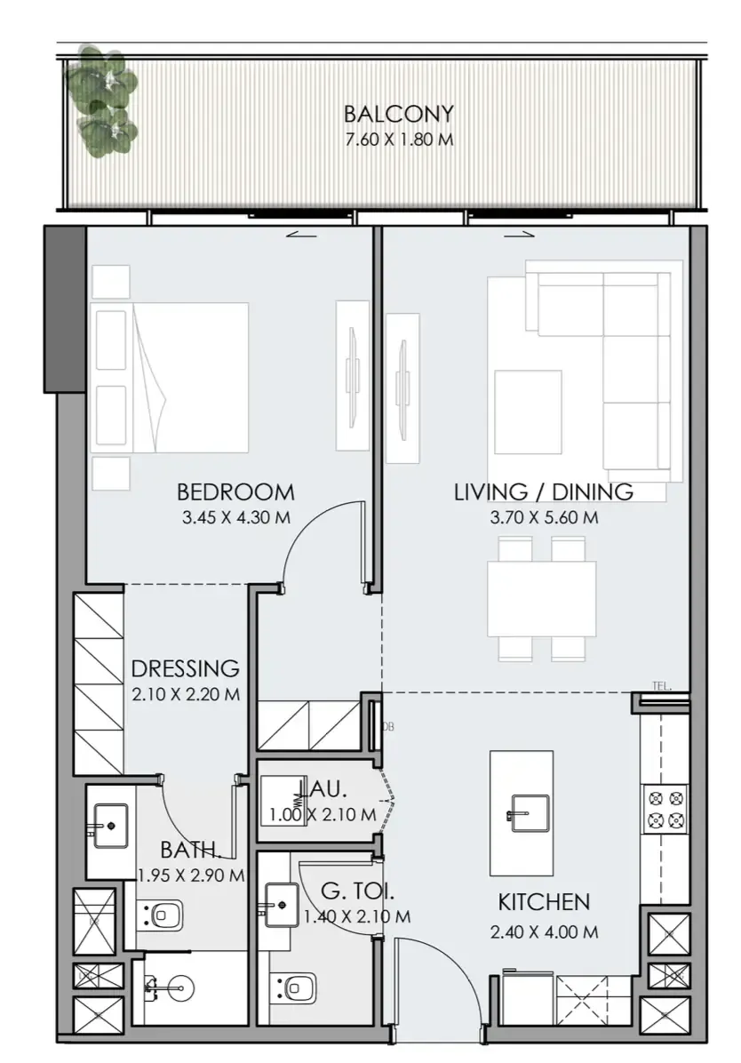 One Development Do Hotels and Residences floor plan