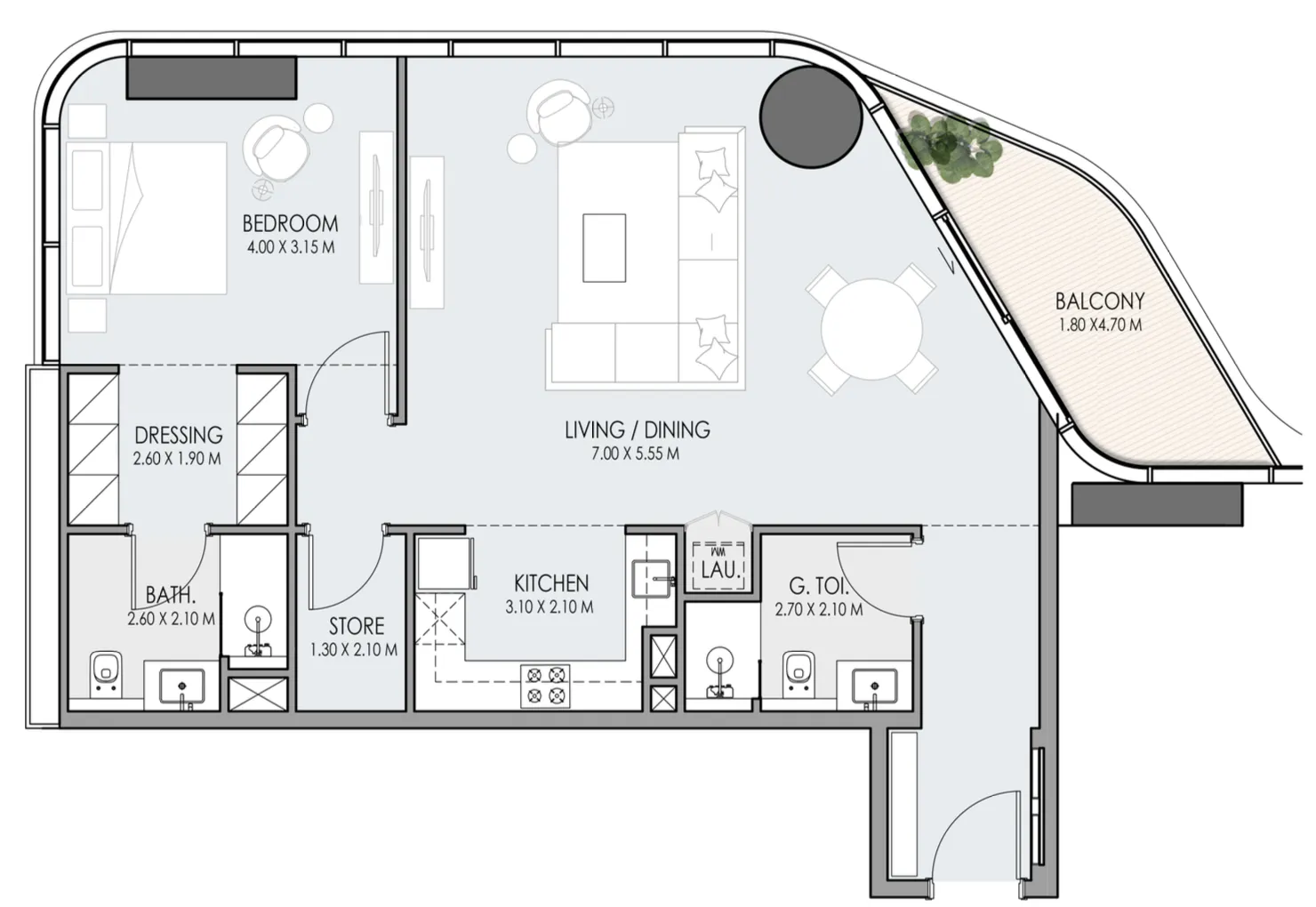 One Development Do Hotels and Residences floor plan