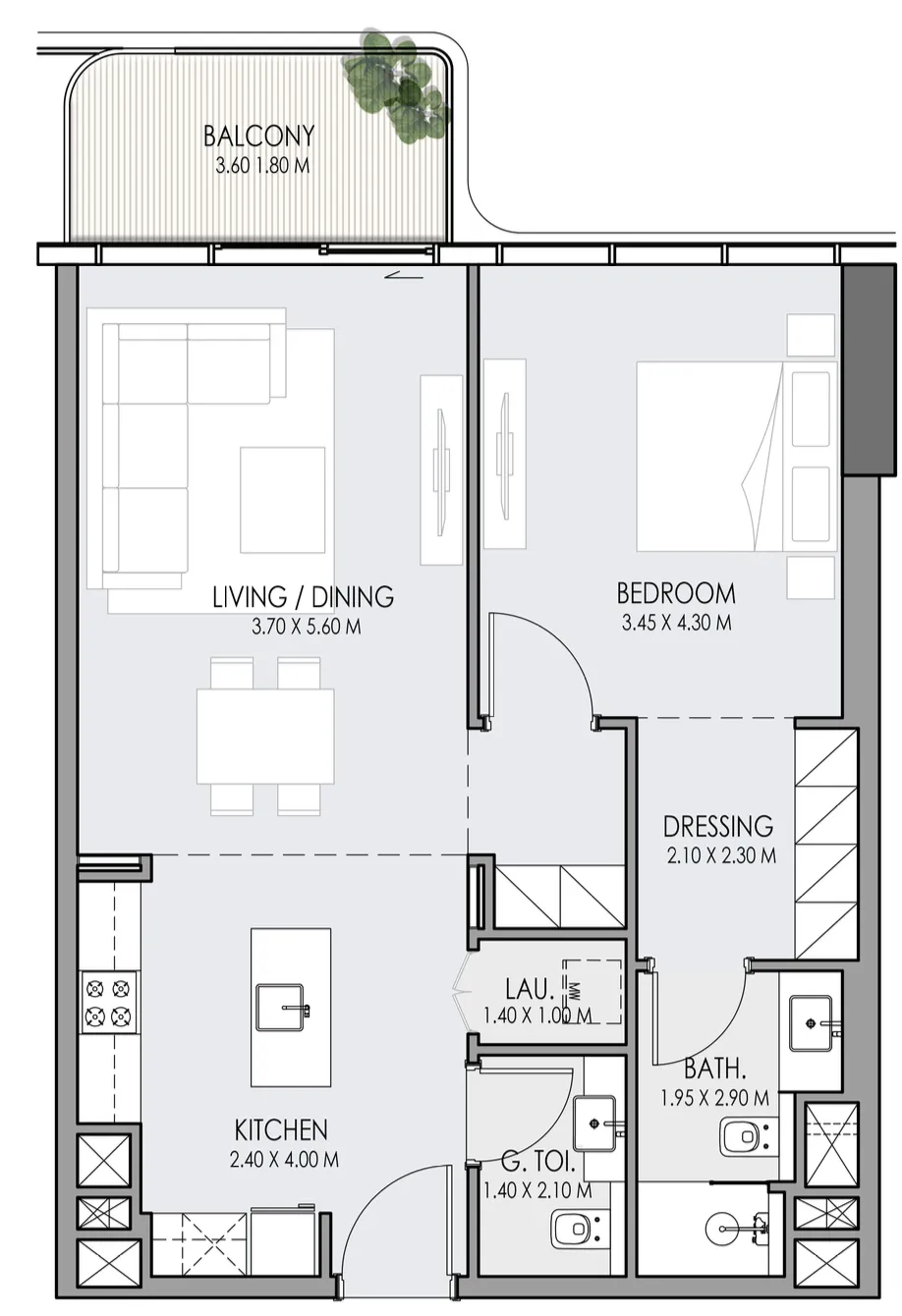 One Development Do Hotels and Residences floor plan