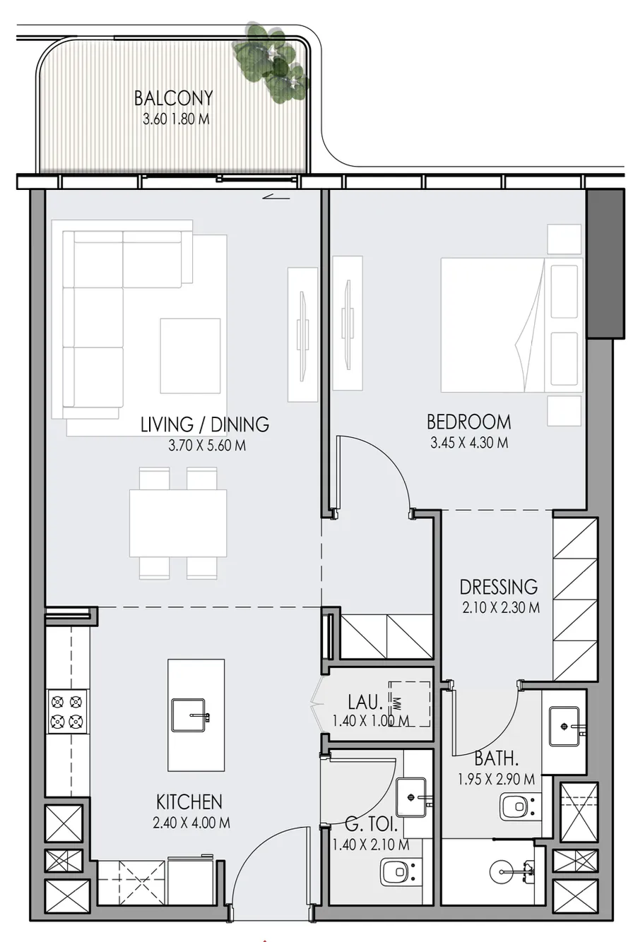 One Development Do Hotels and Residences floor plan