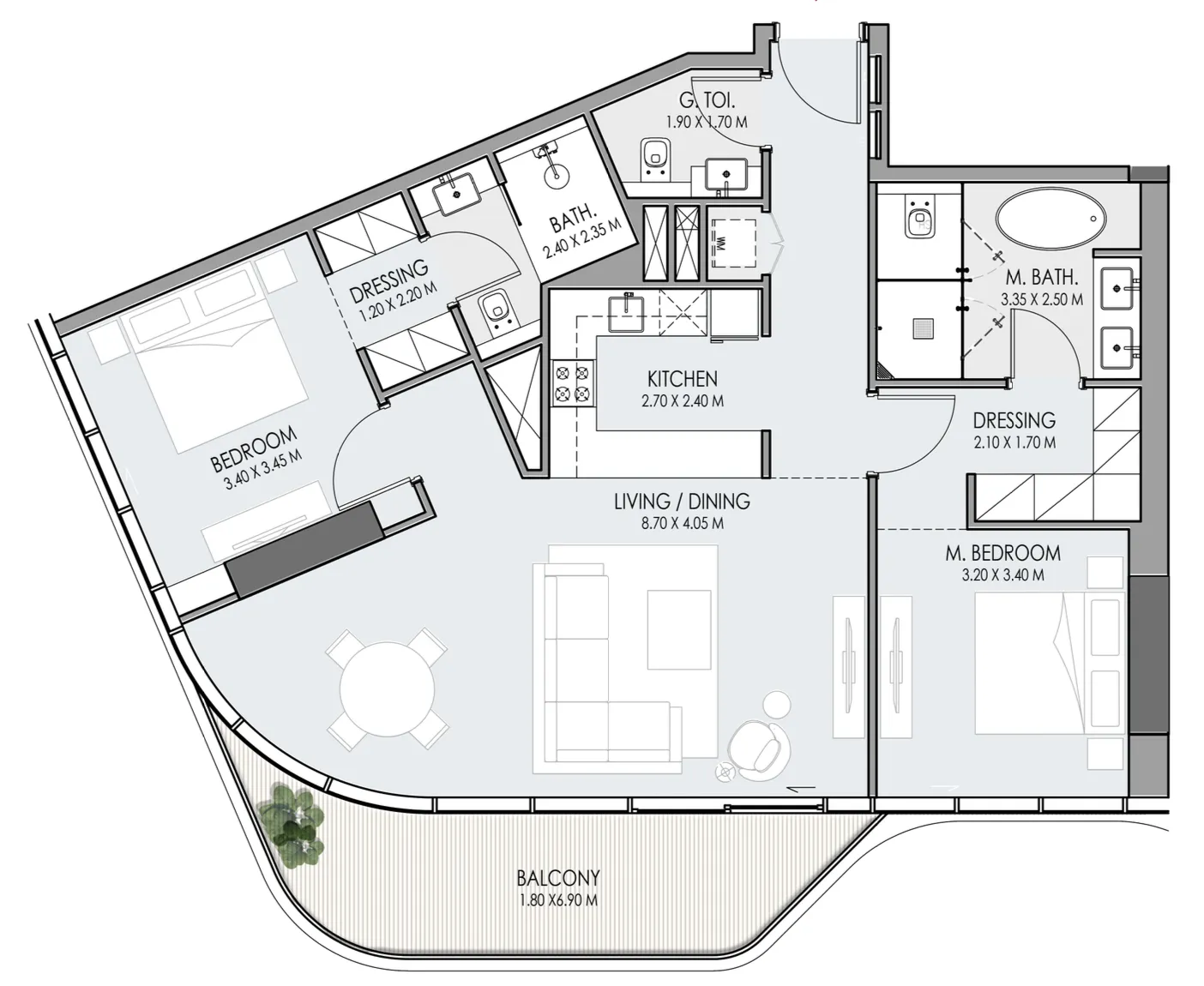 One Development Do Hotels and Residences floor plan