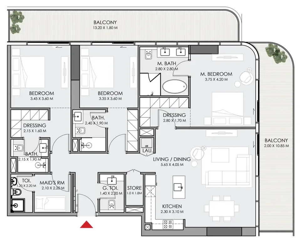 One Development Do Hotels and Residences floor plan