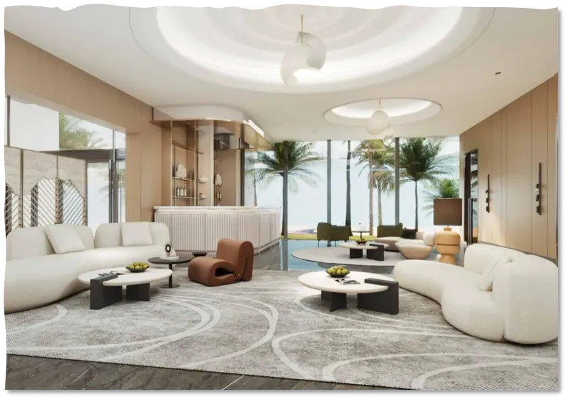 Lobby at Dreamlife Residences in Dubai Islands Dubai