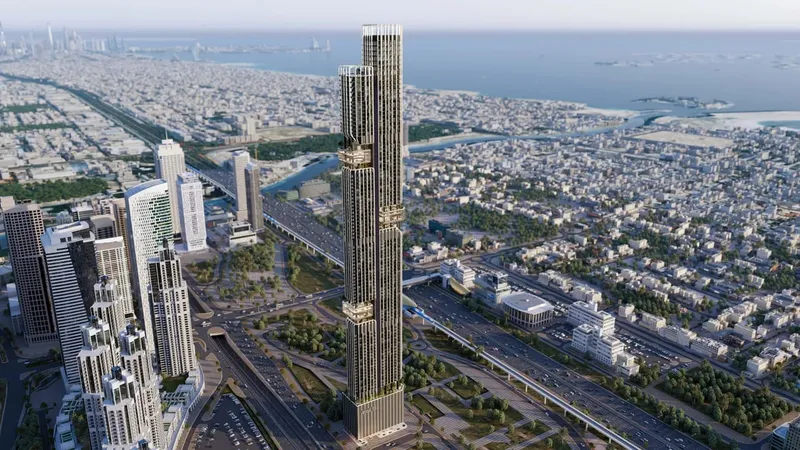 Exterior at DWTN Residences in Business Bay Dubai
