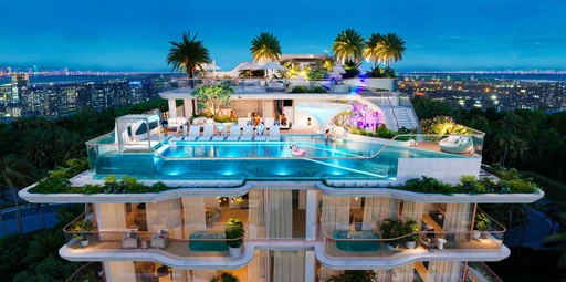 ⁠Infinity Pool amenity image at Flow Residences