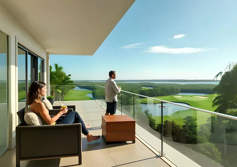 Exterior at Eden Golf Views 1 in Ajman