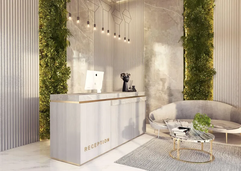 Lobby at Eden Golf Views 1 in Ajman