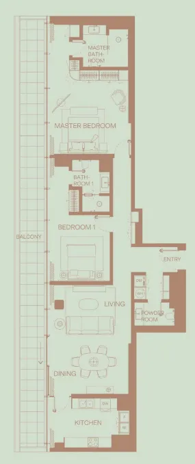 H&H Development Eden House The Park floor plan