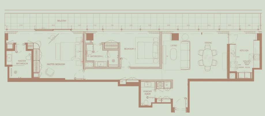 H&H Development Eden House The Park floor plan