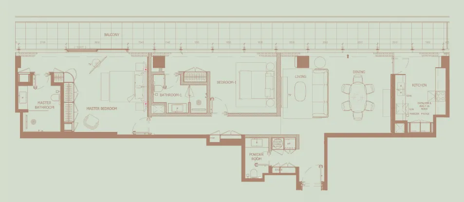 H&H Development Eden House The Park floor plan