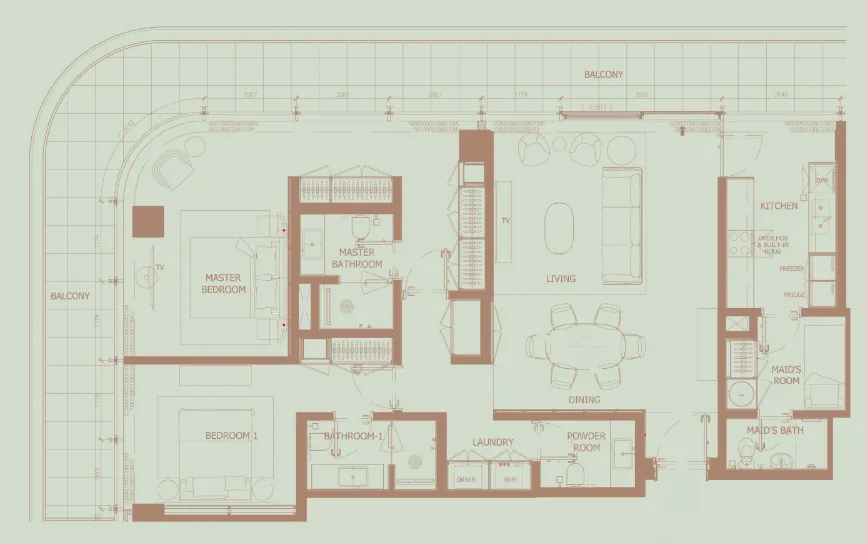 H&H Development Eden House The Park floor plan