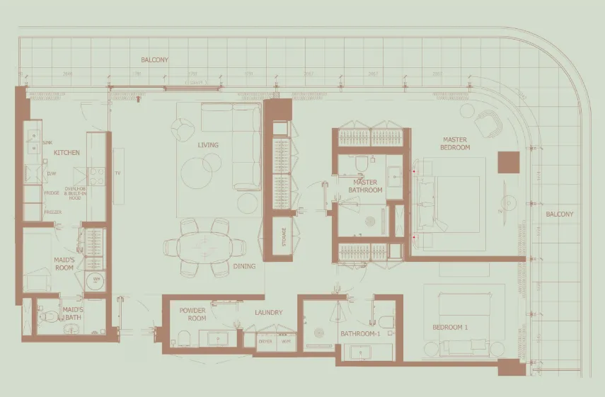H&H Development Eden House The Park floor plan