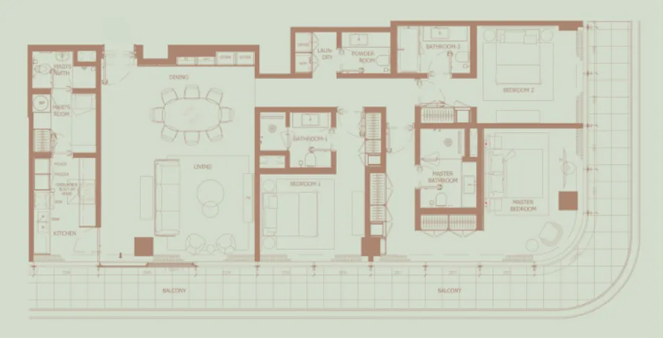H&H Development Eden House The Park floor plan
