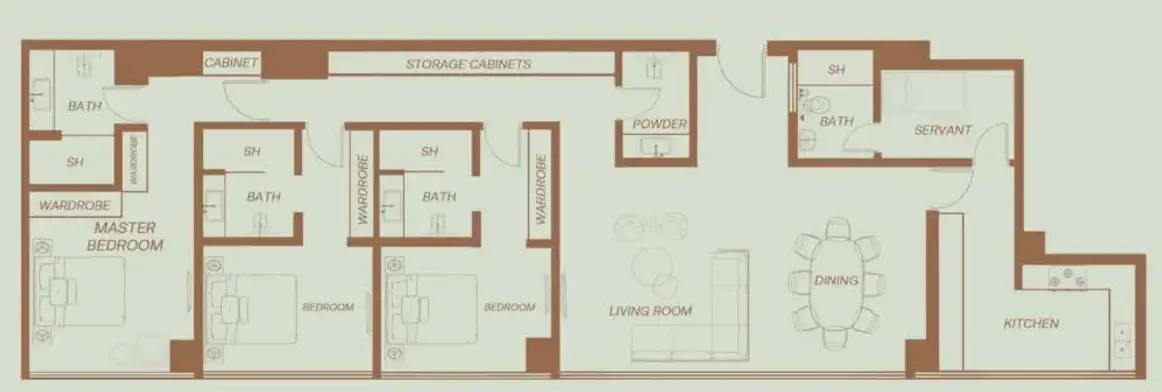 H&H Development Eden House The Park floor plan