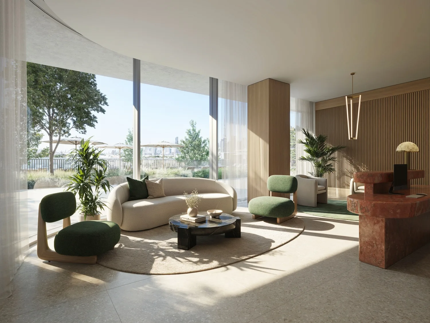 H&H Development Eden House The Park Lobby
