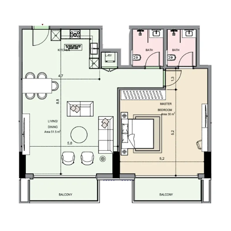 MGS-Development Edgewater Residences 1, 2 and 3 floor plan
