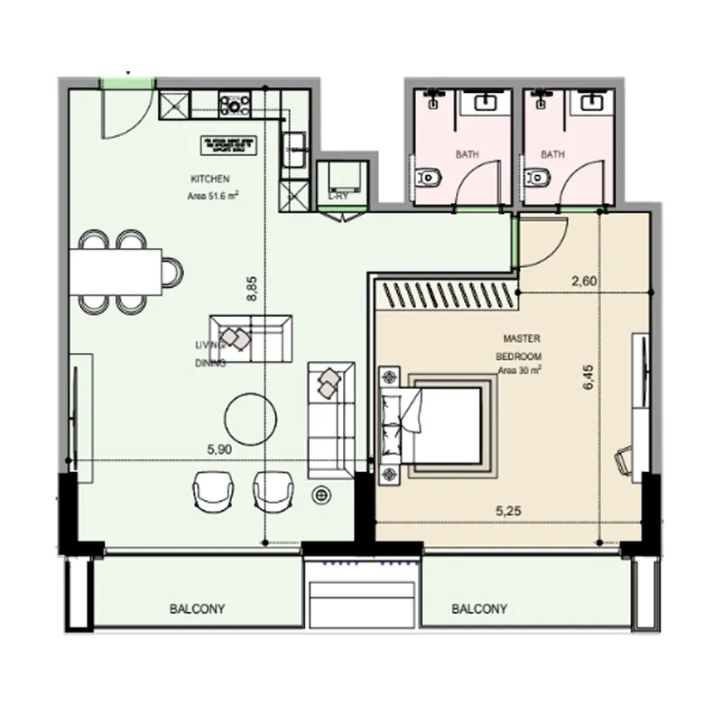 MGS-Development Edgewater Residences 1, 2 and 3 floor plan
