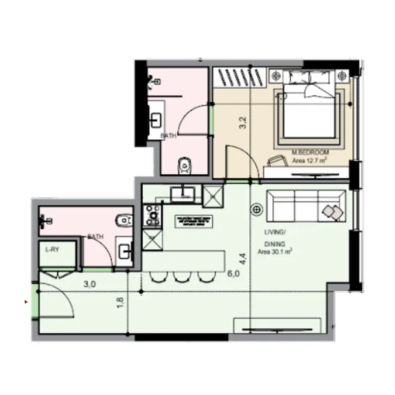 MGS-Development Edgewater Residences 1, 2 and 3 floor plan