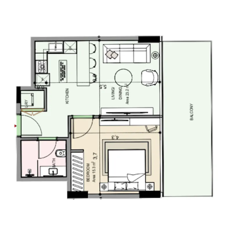 MGS-Development Edgewater Residences 1, 2 and 3 floor plan