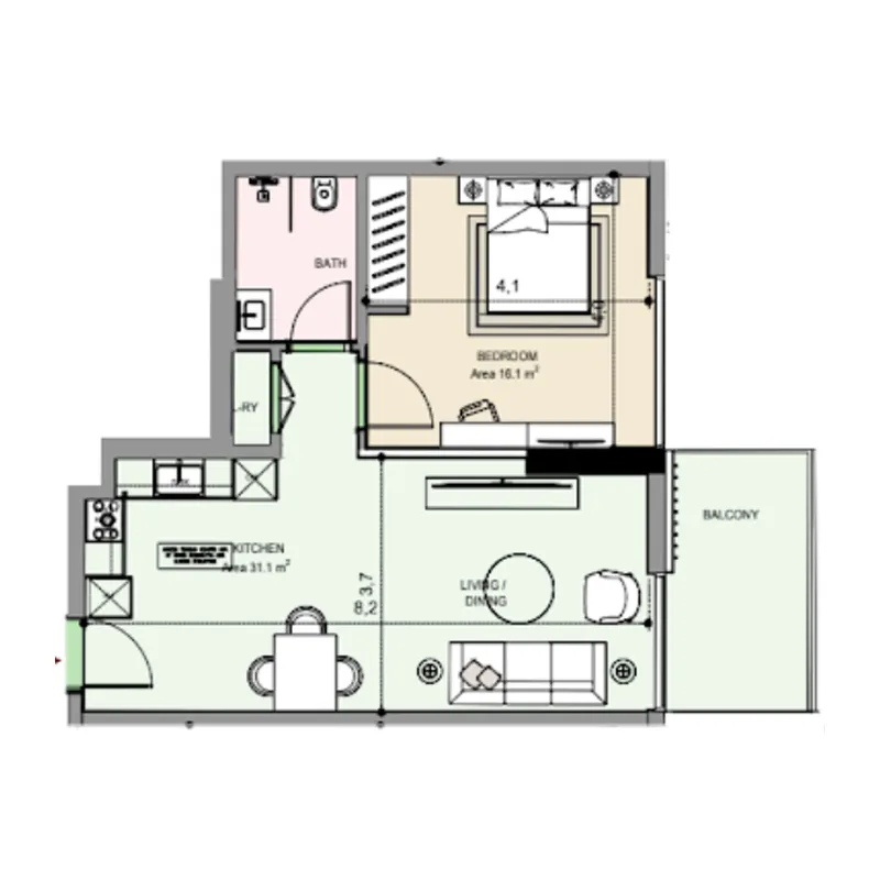 MGS-Development Edgewater Residences 1, 2 and 3 floor plan