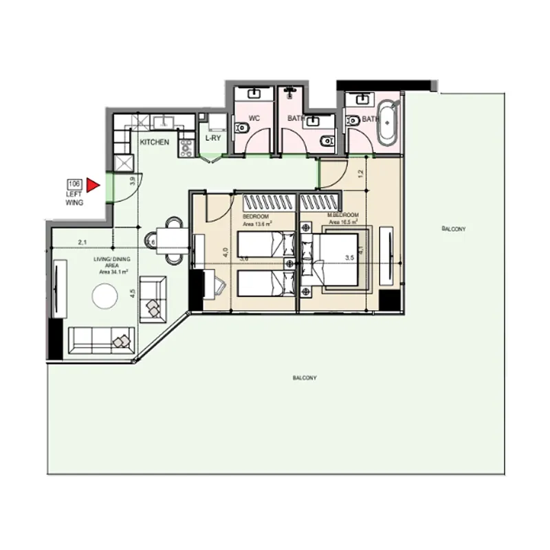MGS-Development Edgewater Residences 1, 2 and 3 floor plan