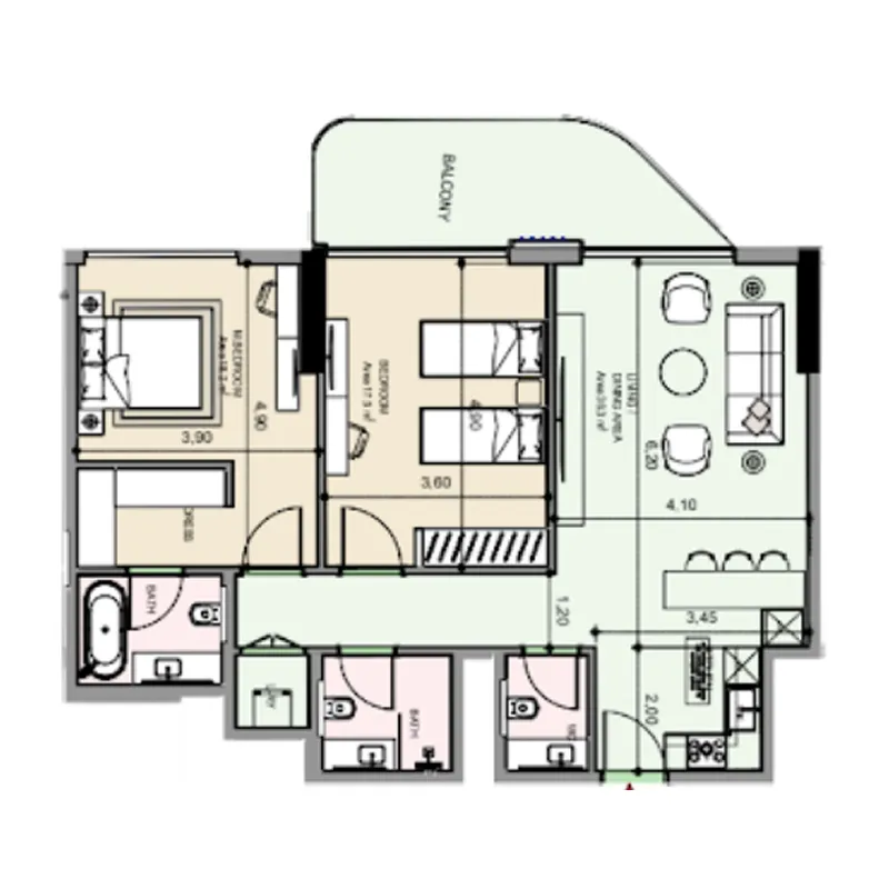 MGS-Development Edgewater Residences 1, 2 and 3 floor plan