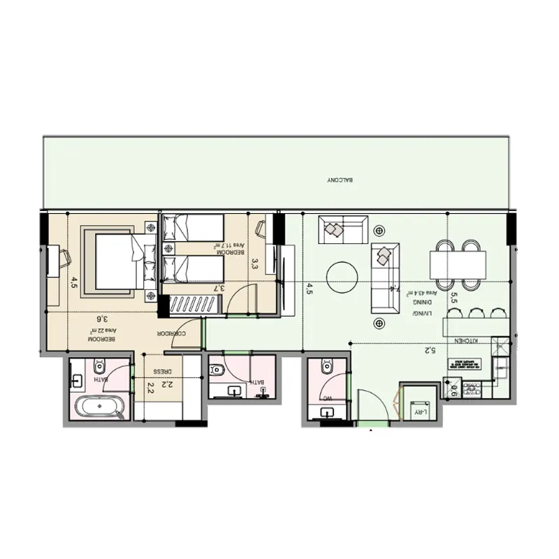 MGS-Development Edgewater Residences 1, 2 and 3 floor plan
