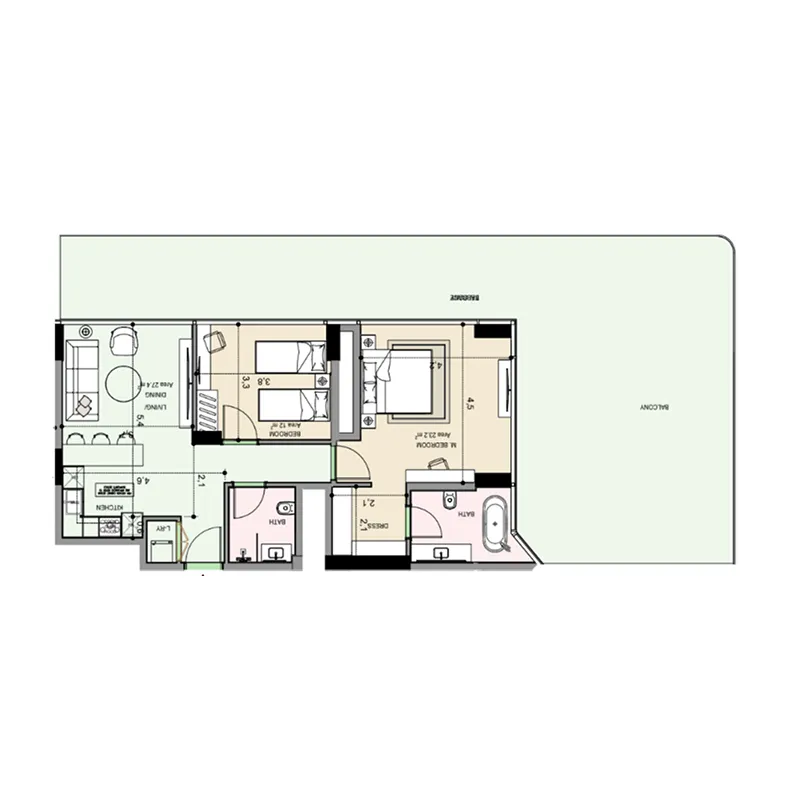 MGS-Development Edgewater Residences 1, 2 and 3 floor plan