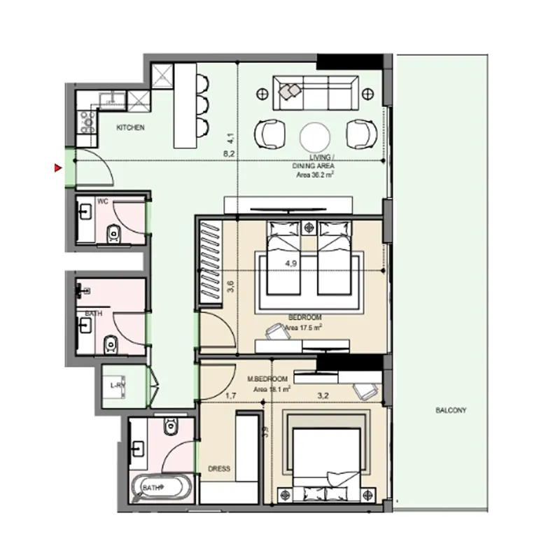 MGS-Development Edgewater Residences 1, 2 and 3 floor plan
