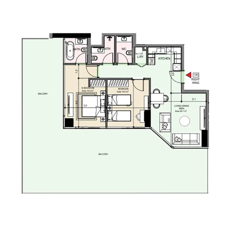 MGS-Development Edgewater Residences 1, 2 and 3 floor plan