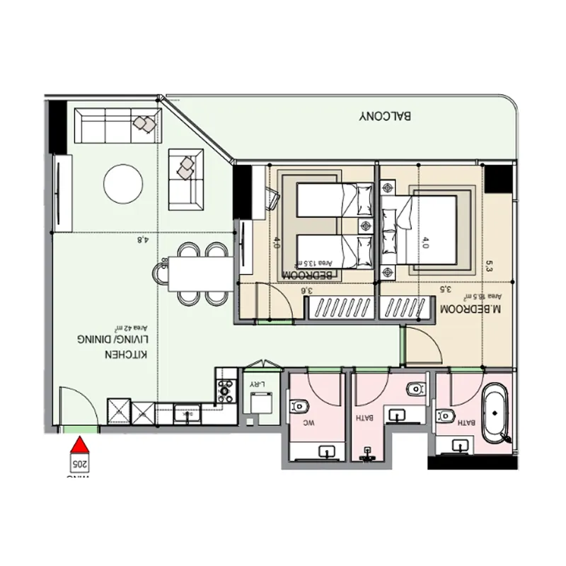 MGS-Development Edgewater Residences 1, 2 and 3 floor plan