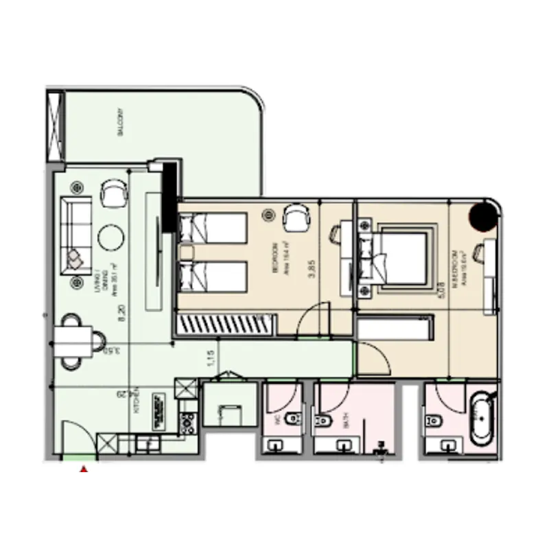 MGS-Development Edgewater Residences 1, 2 and 3 floor plan