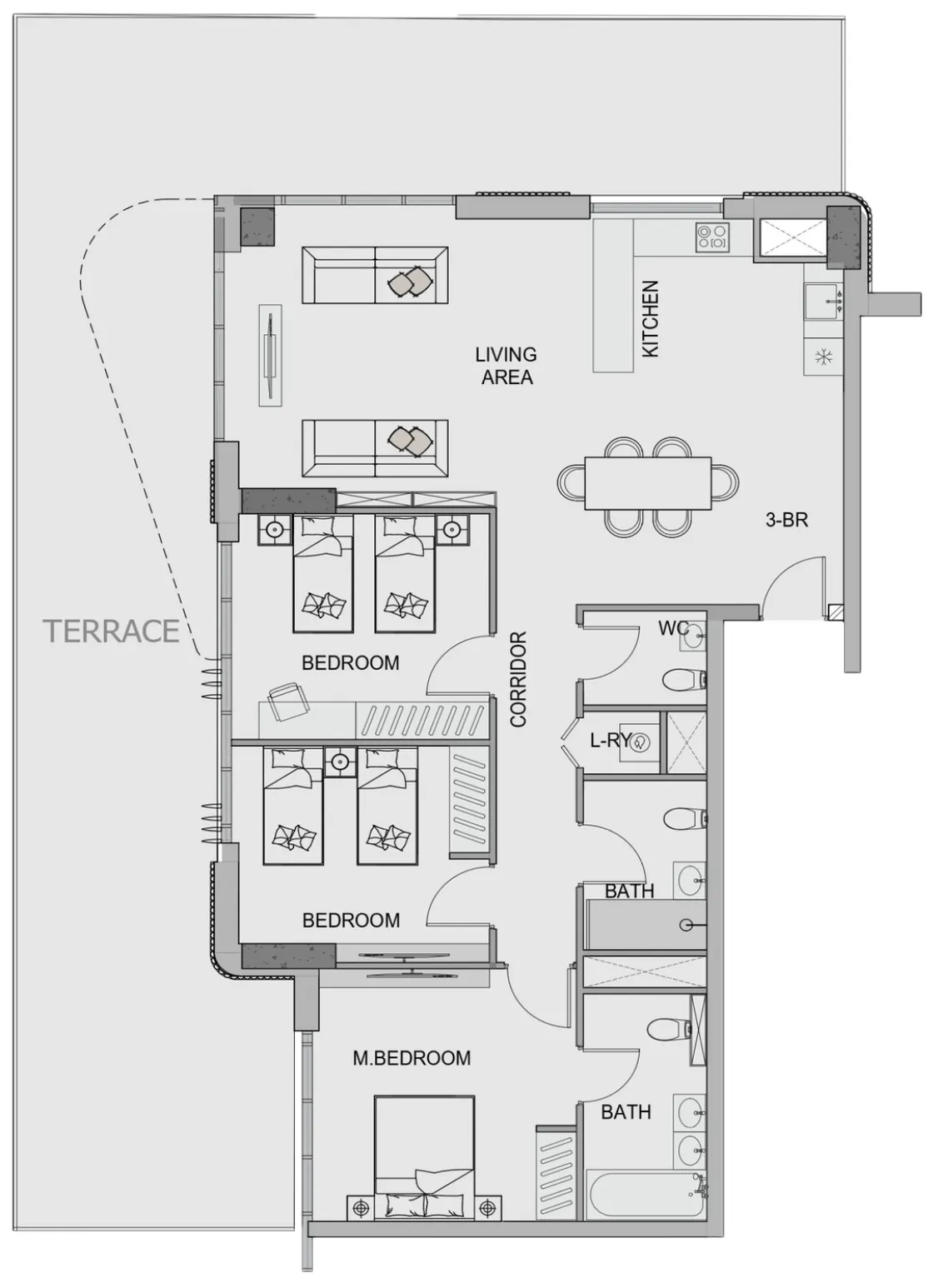 MGS-Development Edgewater Residences 1, 2 and 3 floor plan