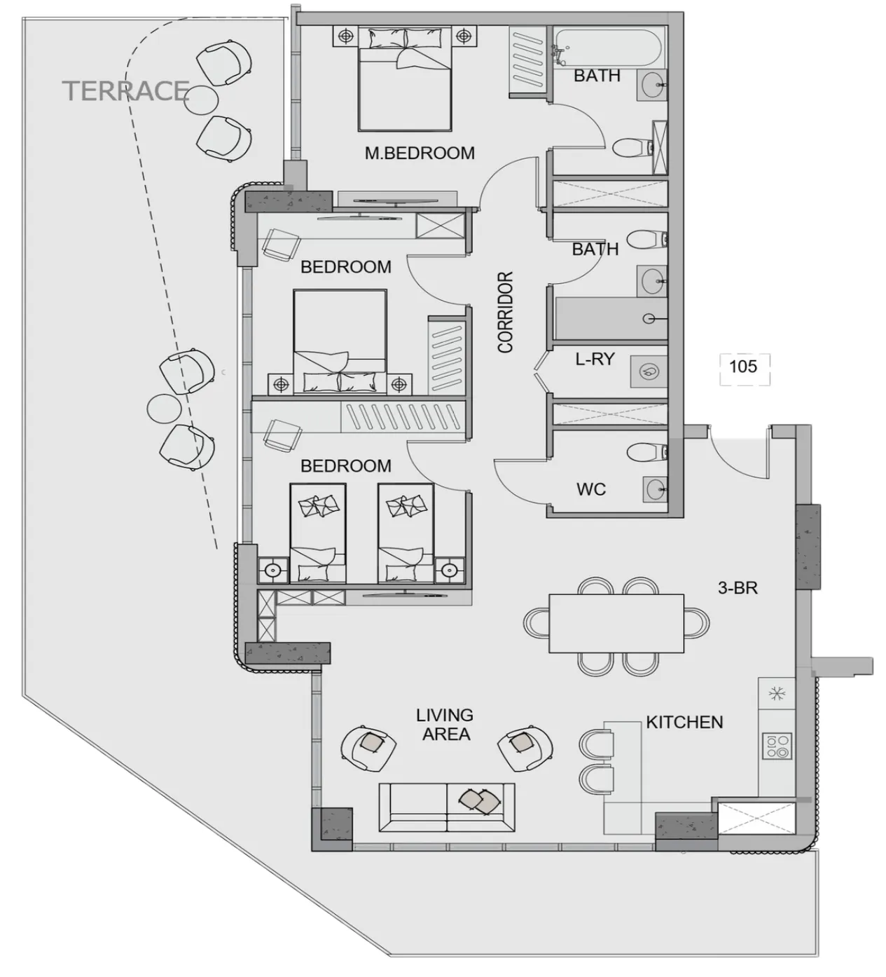 MGS-Development Edgewater Residences 1, 2 and 3 floor plan