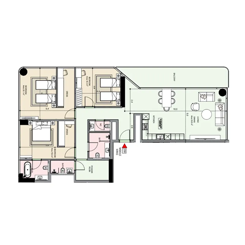 MGS-Development Edgewater Residences 1, 2 and 3 floor plan