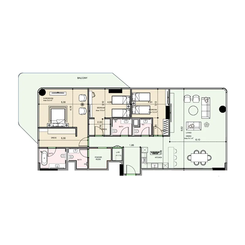MGS-Development Edgewater Residences 1, 2 and 3 floor plan