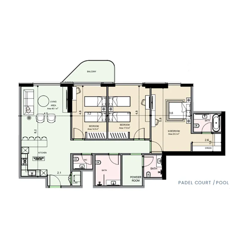 MGS-Development Edgewater Residences 1, 2 and 3 floor plan