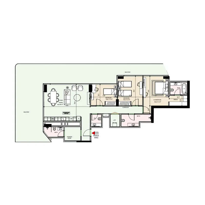 MGS-Development Edgewater Residences 1, 2 and 3 floor plan