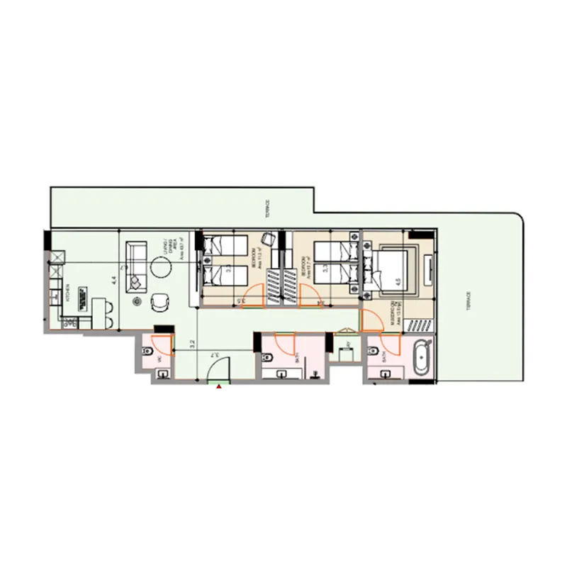 MGS-Development Edgewater Residences 1, 2 and 3 floor plan