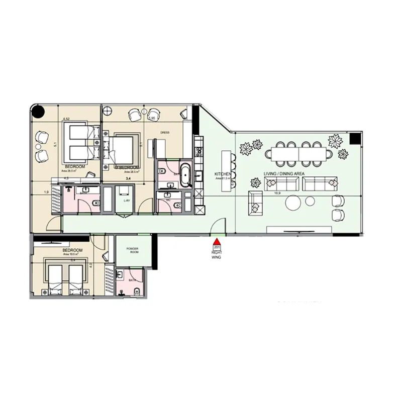 MGS-Development Edgewater Residences 1, 2 and 3 floor plan