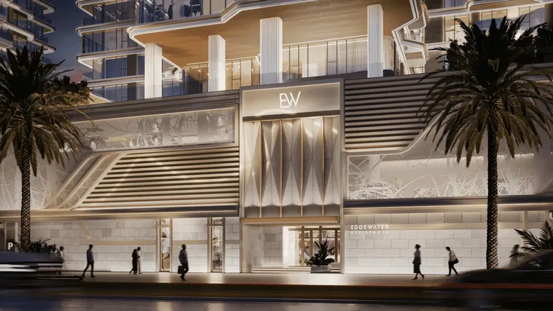 Exterior at Edgewater Residences 1, 2 and 3 in Dubai Islands Dubai