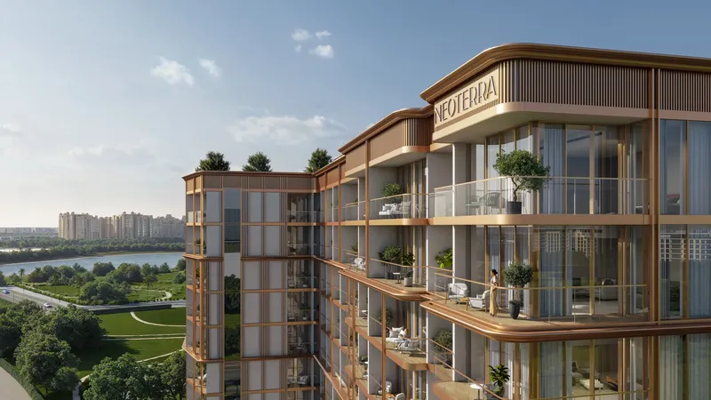 Exterior at Eira Residence in Dubai Production City Dubai