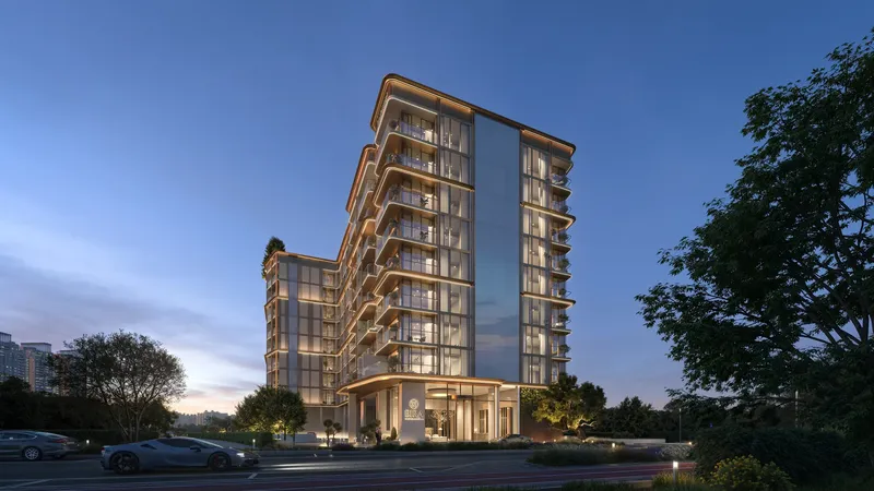 Exterior at Eira Residence in Dubai Production City Dubai