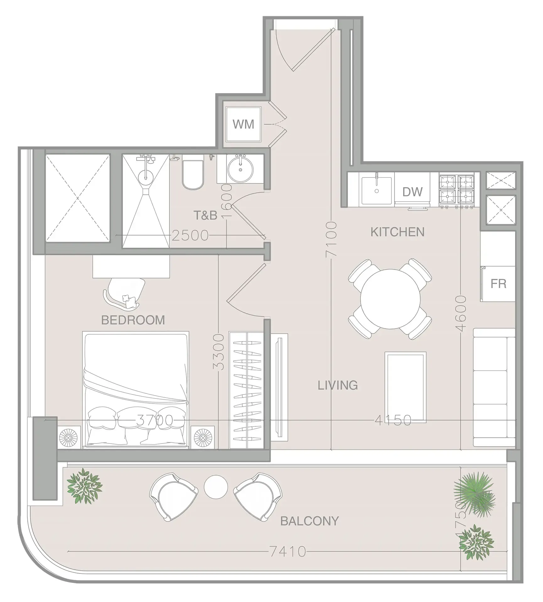 Object 1 ELAR1S Axis floor plan
