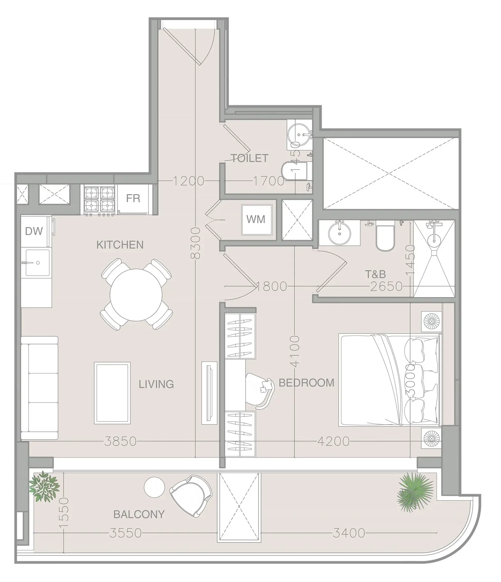 Object 1 ELAR1S Axis floor plan