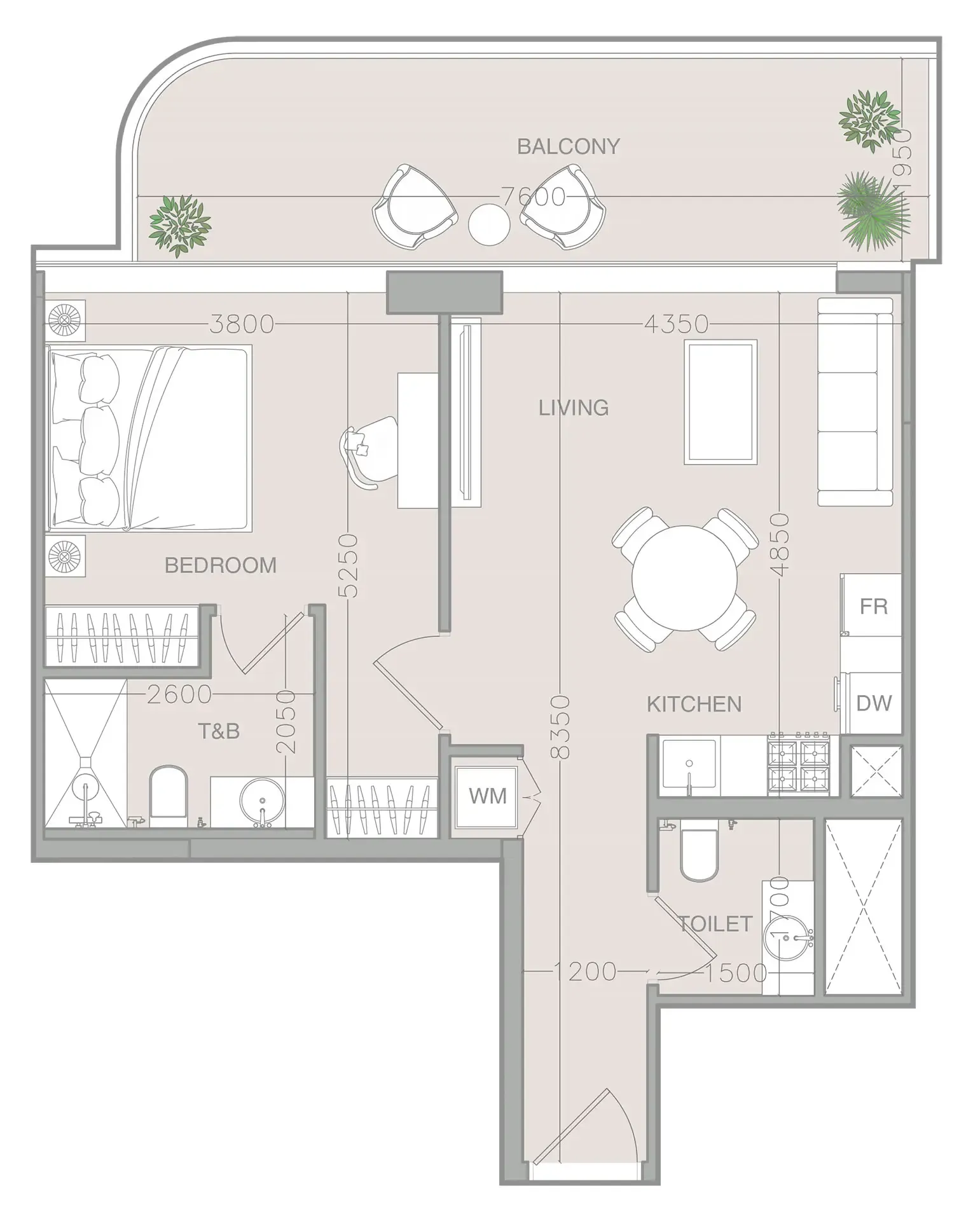 Object 1 ELAR1S Axis floor plan