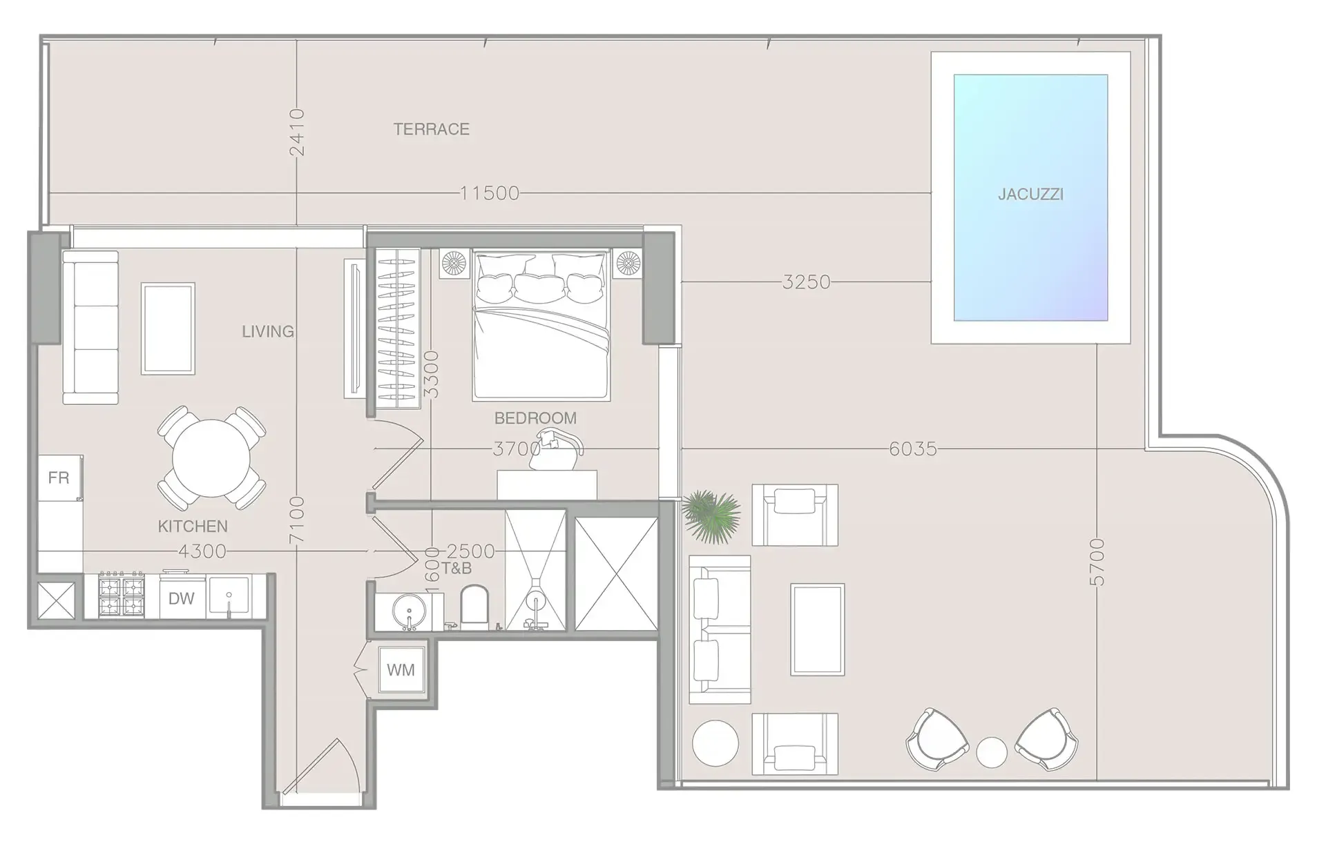 Object 1 ELAR1S Axis floor plan