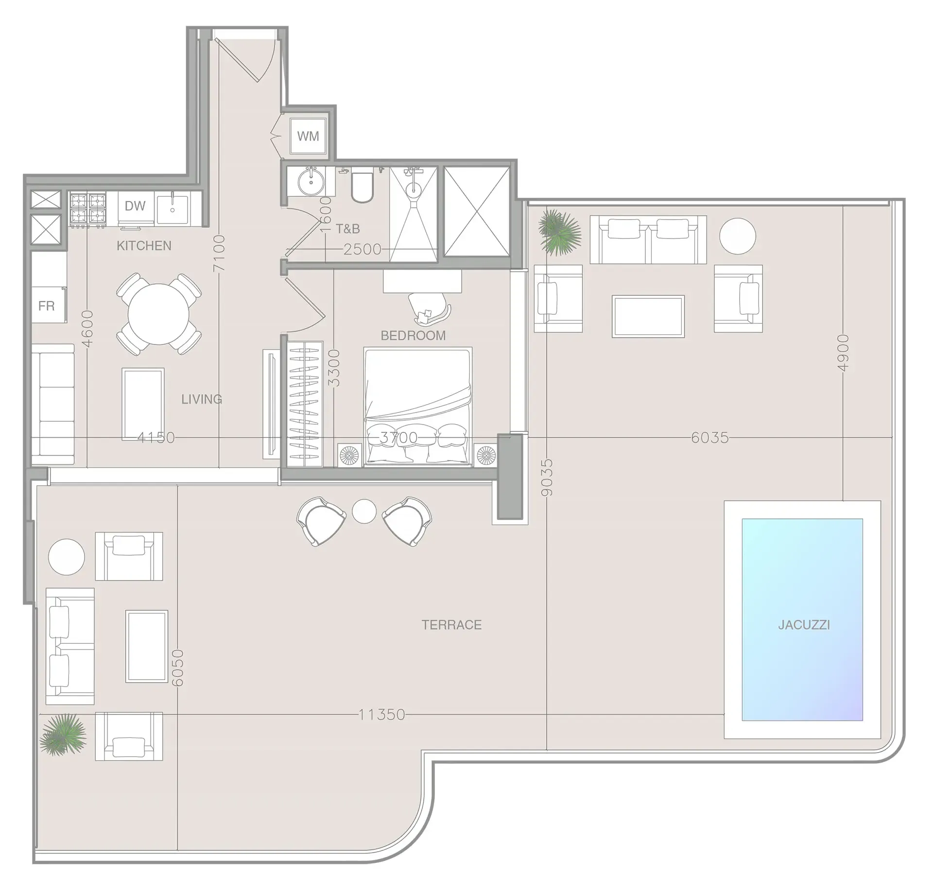 Object 1 ELAR1S Axis floor plan